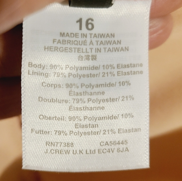 J. Crew | Pink Madras Plaid Tie-Shoulder V-Neck One-Piece Swimsuit (Size 16) - Picture 5 of 15